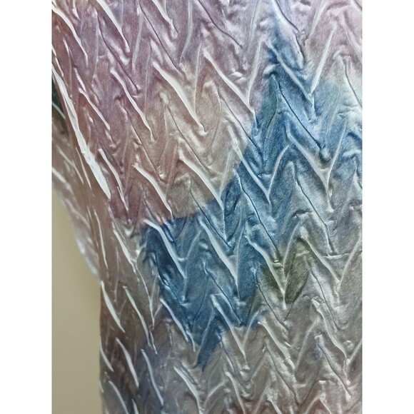 Komarov Dress Sz XL Charmeuse Pastel Floral Midi Slip Sleeveless Slip-on NWT - Picture 4 of 16